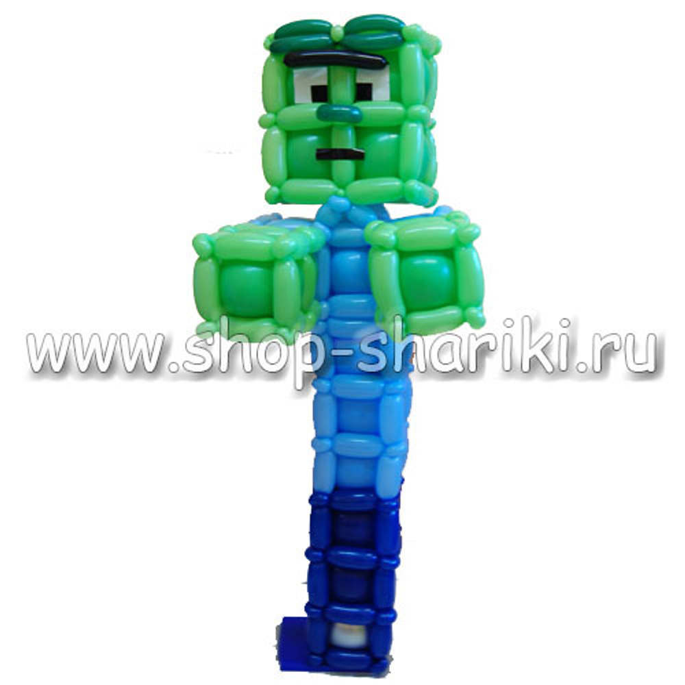 Зомби из шаров из игры Minecraft