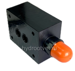 DBDS20P1X/25 - Предохранительный клапан прямого управления Ду20, давление регулировки до 25 бар, тип монтажа - на плиту, элемент регулировки S = винт