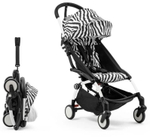Коляска прогулочная Stokke YOYO3 рама чёрная Black Zebra