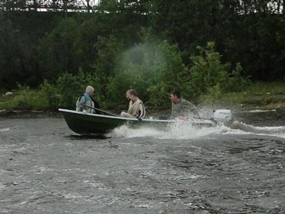 Лодка Афалина - 380 (с булями)