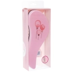 Расческа массажная компактная «ЭКЛЕР», микс 4 дизайна, 18*7,5см (PVC коробка)