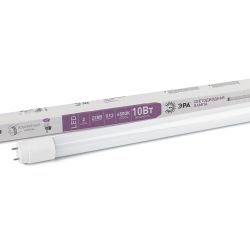 Лампа светодиодная ЭРА STD LED T8-10W-865-G13-600mm 10Вт. трубка стекло холодный дневной свет G13 поворотный | Лампы cветодиодные Линейные  (T8)