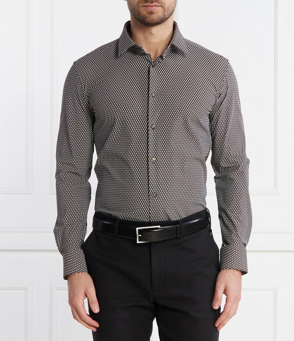 Рубашка P HANK s kent C BOSS BLACK - коричневый(50503091)