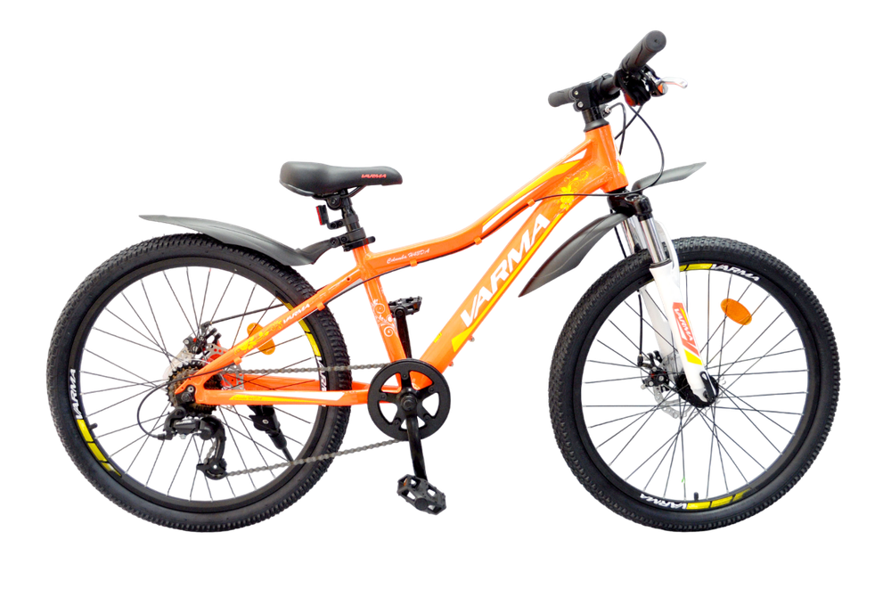 Велосипед 24" VARMA Columba H43DA  р.12,5 оранжевый 7ск. ал.