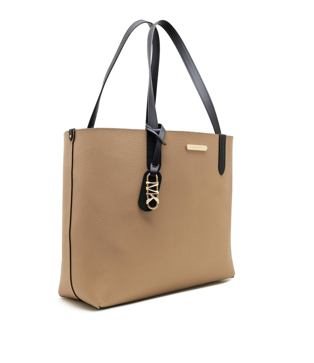 Кожаный шопер двухсторонний + поясная сумка Eliza Michael Kors - черный(30F3GZAT4T)