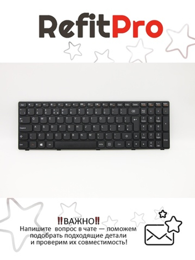 Клавиатура для Ноутбука Lenovo G500 / G700 английская, черная (25210892)