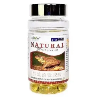 Концентрат натуральный пищевой капсулы масло из икры лягушки Natural