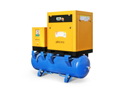 Винтовой компрессор BERG ВК-7.5РО-500 12 бар, IP54