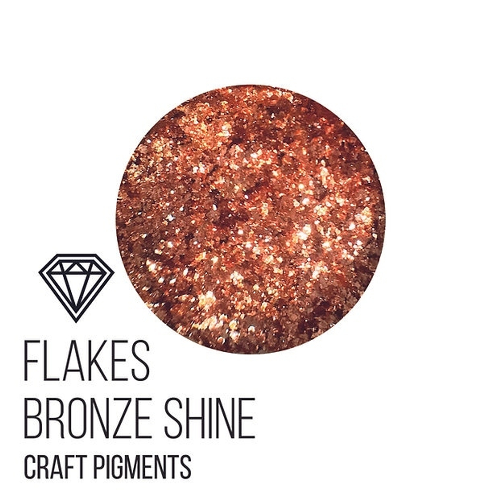 CraftPigments Flakes Bronze Shine 25мл