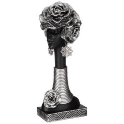 СТАТУЭТКА "НЕГРИТЯНКА" 16.5*16*40 СМ. КОЛЛЕКЦИЯ "FLOWER FANTASY" (КОР=4ШТ.)