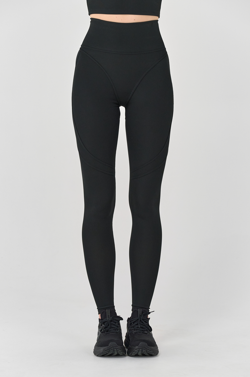 Леггинсы завышенные с мягким поясом