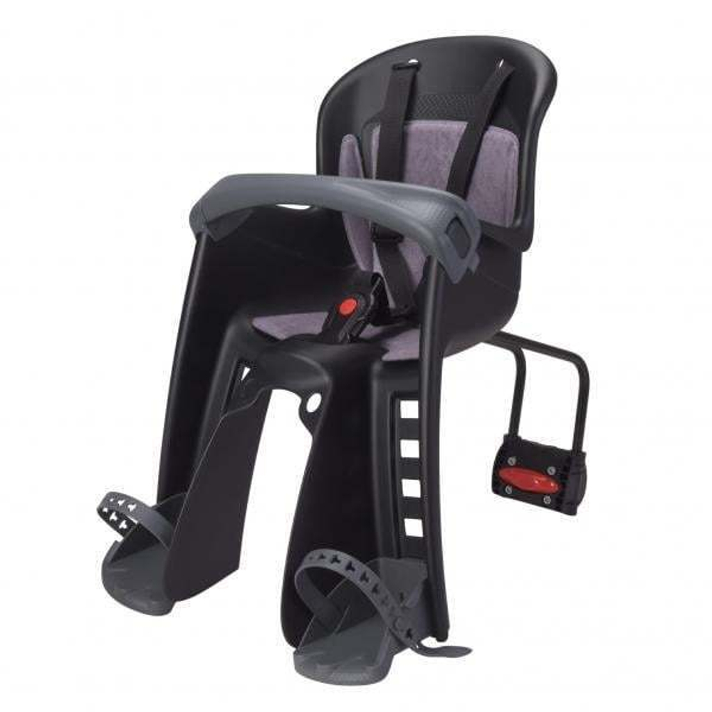 Детское кресло переднее Polisport BILBY JUNIOR FF крепление на подседельную трубу, black/dark grey
