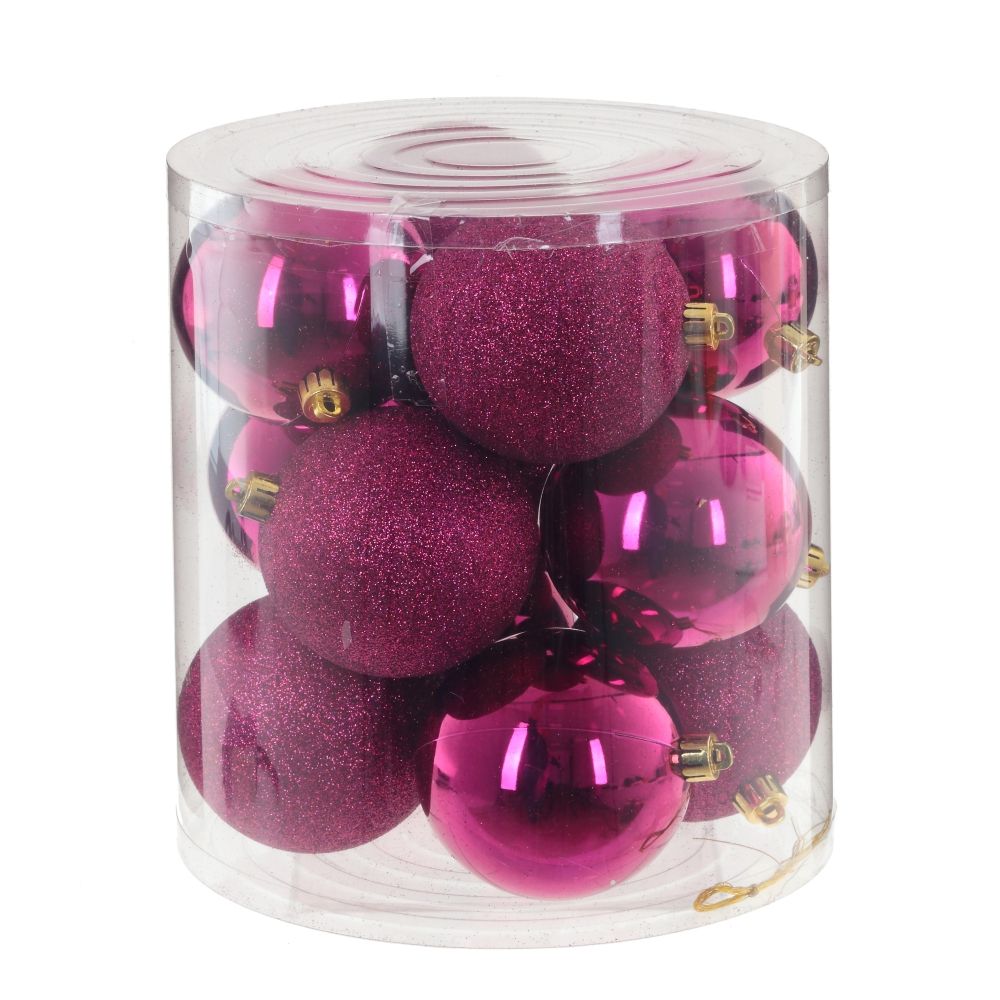 GAEM Набор из 12шт Украшение новогоднее "Шар", D 9 см, L19 W19 H21 см