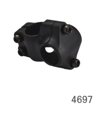 Зажим для руля с винтами, черный