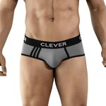 Мужские трусы брифы серые Clever CLEVER PIPING BRIEF 500112