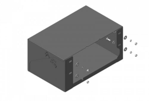 Усиленная защита Motodor акб. 1,5 мм, сталь. для BAW Fenix 1044 2011-2018 арт.25706