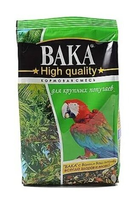 Вака High Quality корм для крупных попугаев 500г
