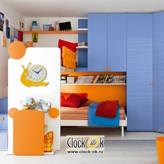 Настенные часы Улитка