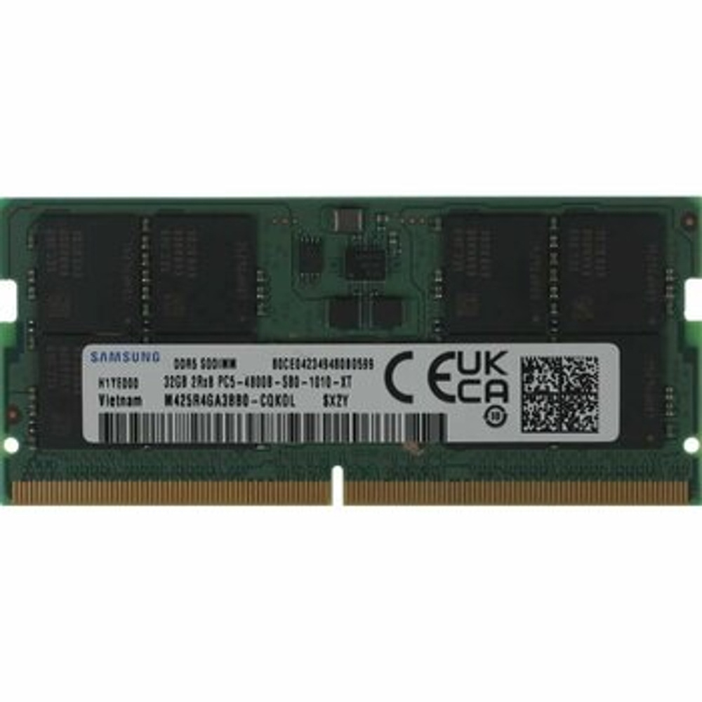 Оперативная память SAMSUNG DDR5 32GB 4800MHz SODIMM 2RX8 M425R4GA3BB0-CQK