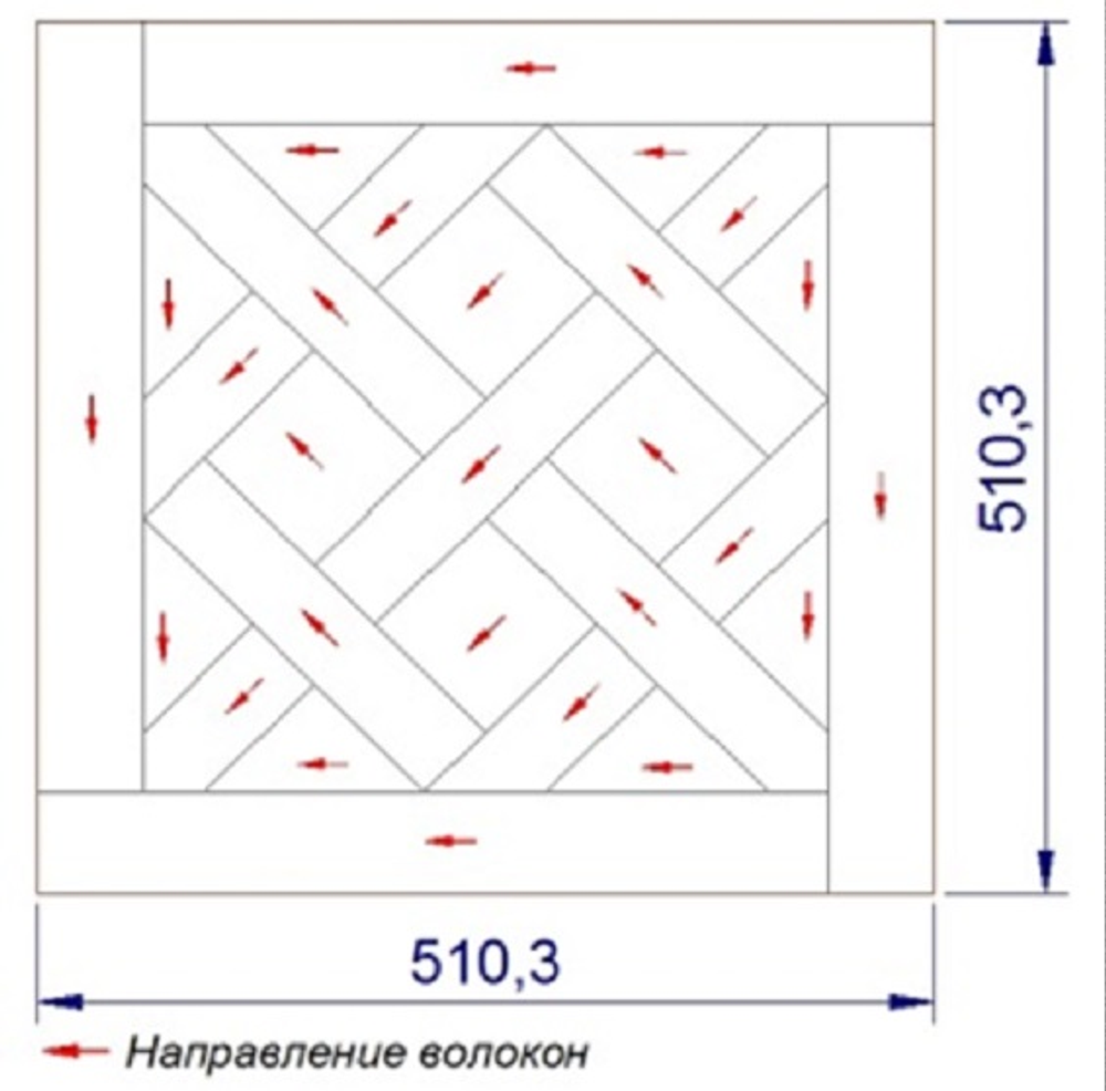 Модульный паркет Lab Arte №2-70 Дуб рустик