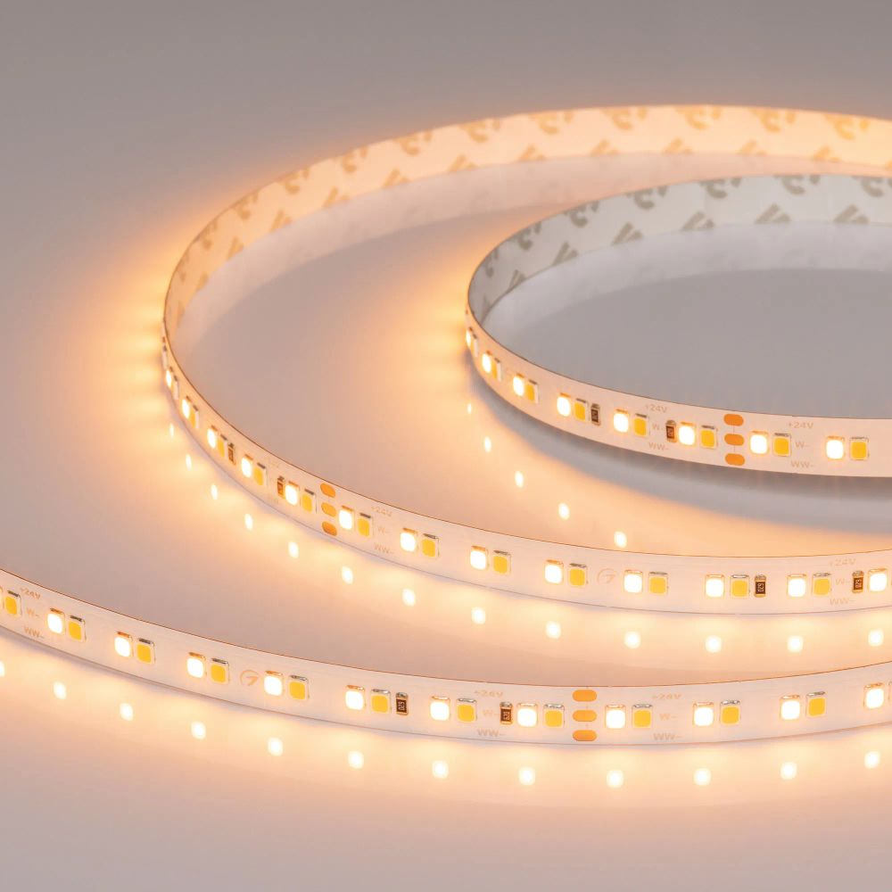 Светодиодная лента UL-A160-10mm 24V Warm-MIX (15 W/m, IP20, 5m) (Arlight, Изменяемая ЦТ) 057684