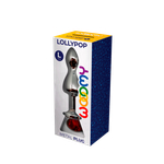 Металлический анальный плаг Lollypop Double от WOOOMY (10,5 * 3,5 см.)