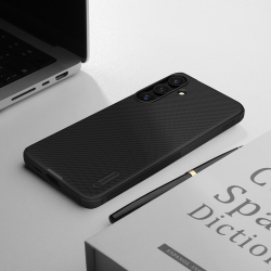 Чехол противоударный от Nillkin c поддержкой зарядки MagSafe для Samsung Galaxy S24 FE, серия Super Frosted Shield Pro Magnetic Case