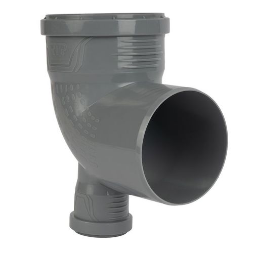 Отвод канализационный с фронтальным выходом тыл RTP 110х50 мм 90°