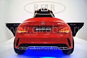 Детский электромобиль River Toys Mercedes-Benz CLA45 красный