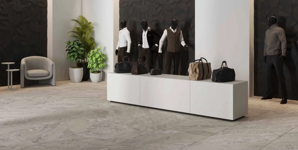 Ametis Oceanmist OM03 Light Brown Непол.Рект. 80x80