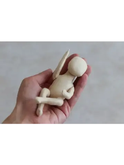 Бумажная выкройка тела интерьерной куклы Младенец