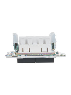 Выключатель проходной 2-кл. SKANDY 10А SK-V10G с индикацией графит IEK SK-V22-1-10-K53