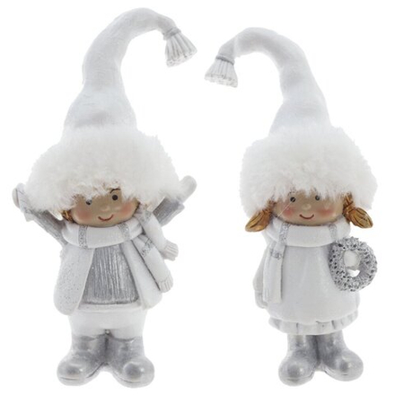 GAEM Фигурка декоративная "Дети", L6 W5 H13 см, 2в.