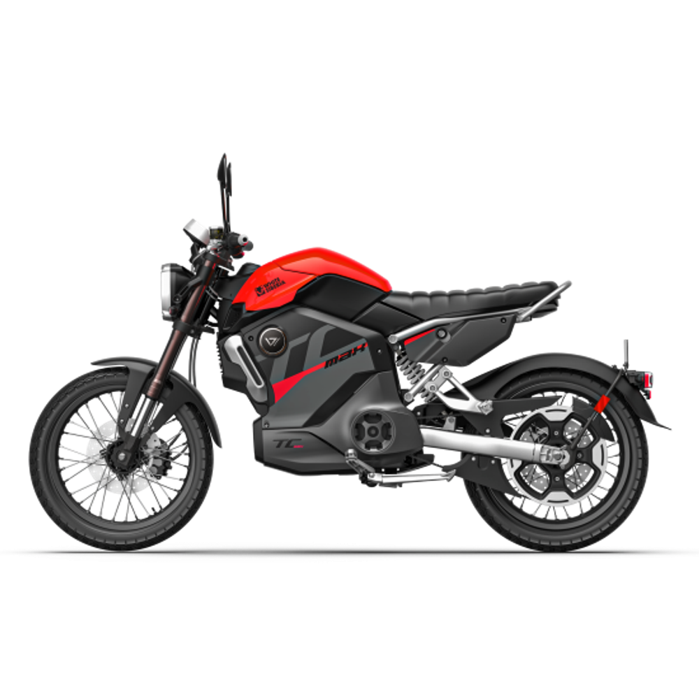 Электромотоцикл WHITE SIBERIA SUPER SOCO TC MAX 2024 Красный