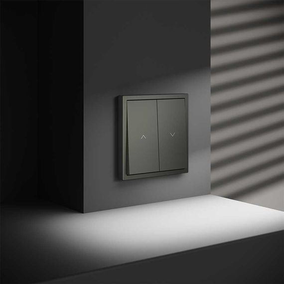 Выключатель встраиваемый S70 для жалюзи 10А, (титан) Voltum VLS020706