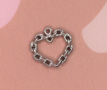 Подвеска сердце 15х13 мм