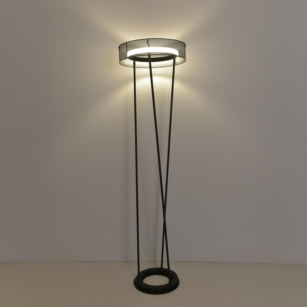 8370/30FL LEDIO LN26 304 черный, металл/силикон Торшер LED 30W 3000/4000/6000K 220V ALVA