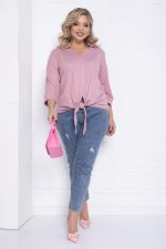 Блуза Монокини (пыльно-розовая) Б12357-18 LT Collection