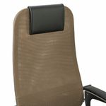 Кресло BRABIX PREMIUM "Ultimate EX-801" хром, плотная двойная сетка Х2, черное/коричневое, 532920