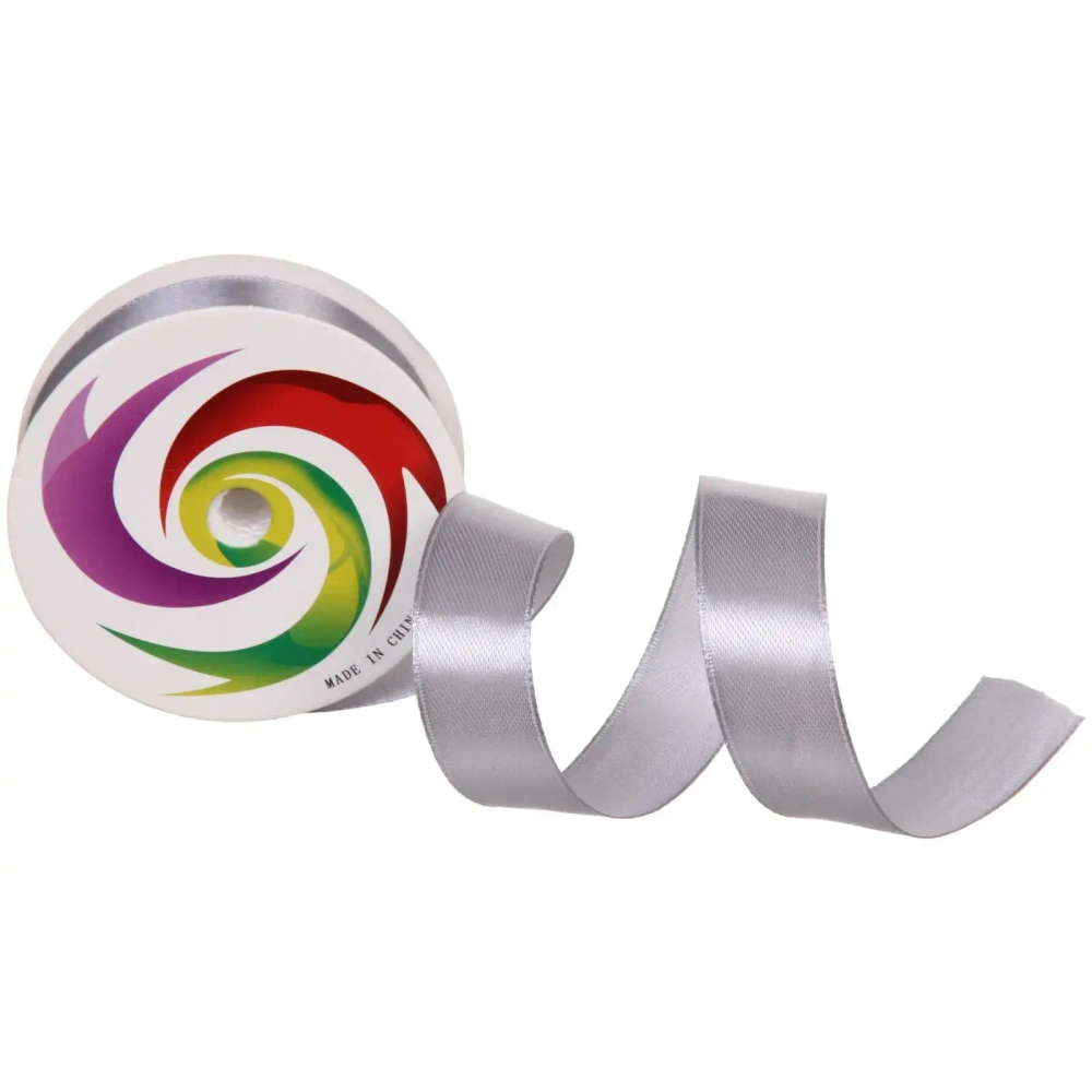 Лента для декорирования «Радуга» 2,0 см, 5 м, Серый