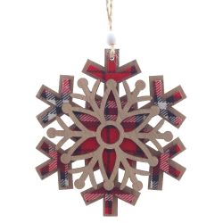 GAEM Украшение новогоднее "Снежинка", L10 W0,5 H11 см, 3в.