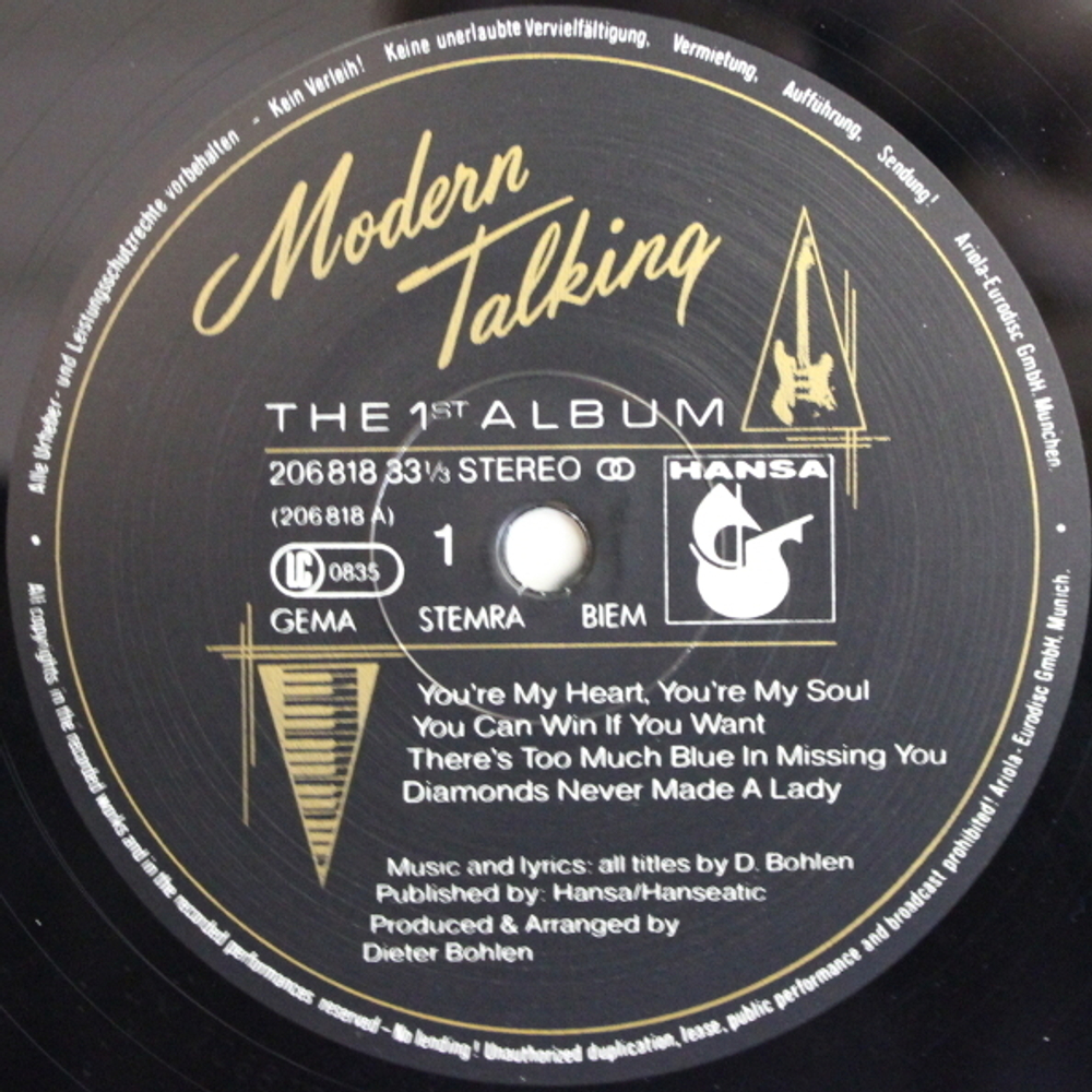 Modern Talking / The 1st Album (LP)