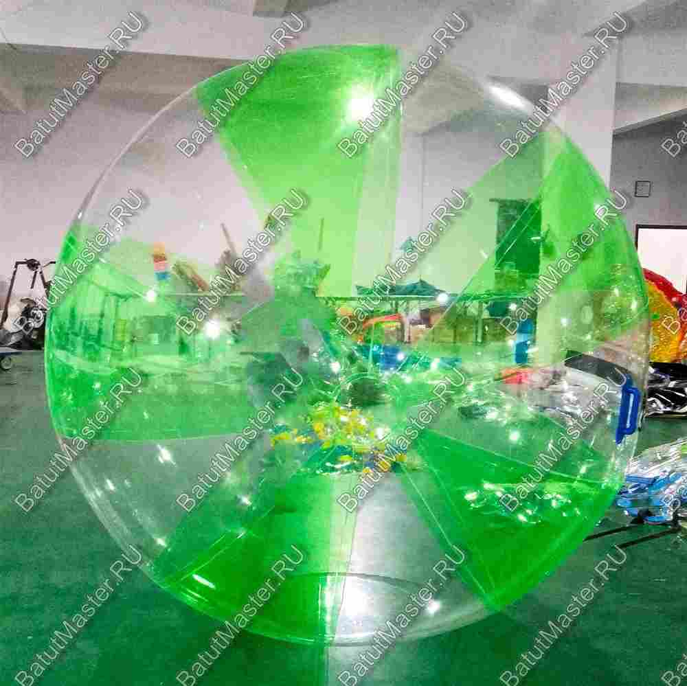 Аттракцион Водный шар ПВХ «Арбуз» 1,8*1,8*1,8 м