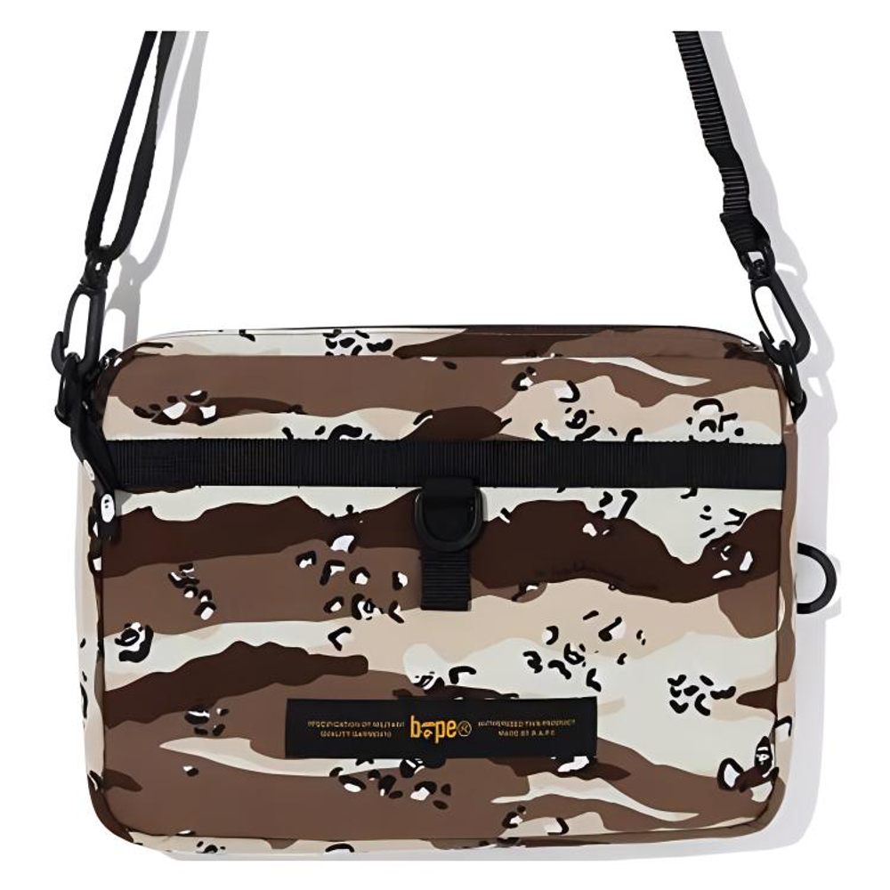 A Bathing Ape Bathing Ape Cotton Shoulder Сумка бежевый