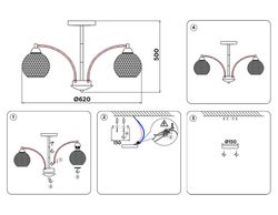 Ambrella Подвесная люстра Traditional TR9010