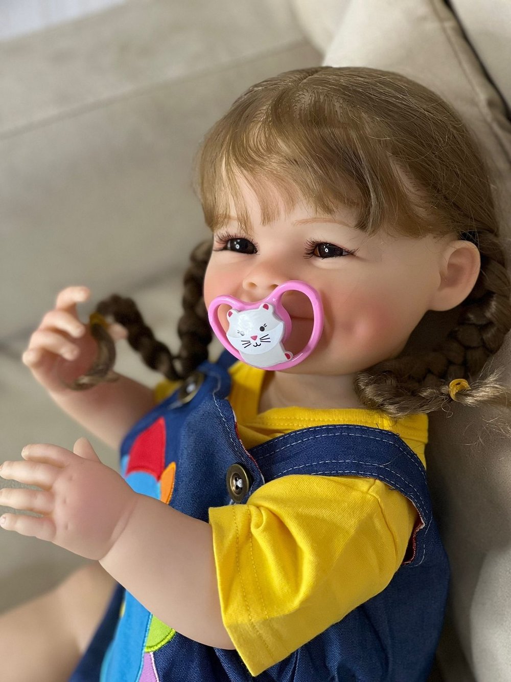 Кукла Реборн виниловая 55см в пакете (FA-180)