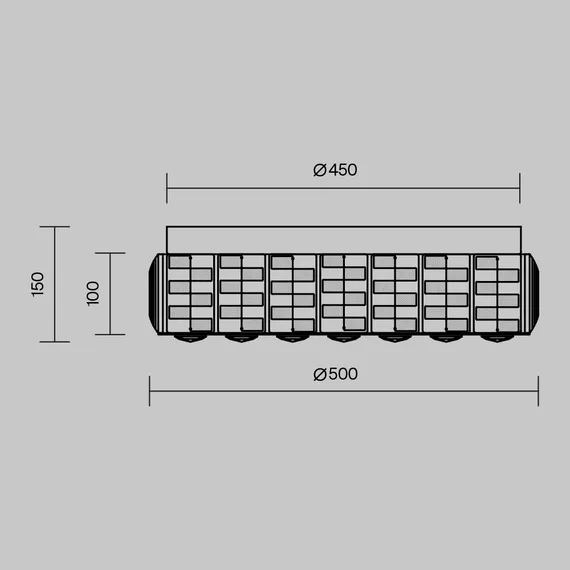 Потолочный светильник Кастелло / Castello 3000К 32Вт Maytoni mod336cl-l100g3k