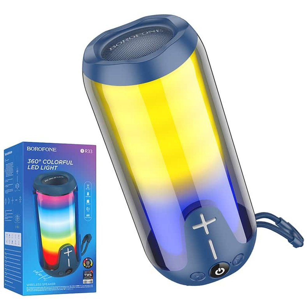 Колонка - Bluetooth BOROFONE BR33 (синий)
