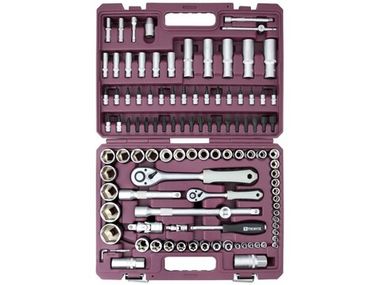 TS108 Набор инструмента универсальный 1/4", 1/2"DR, 108 предметов