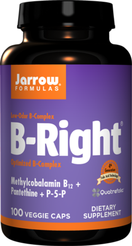 Jarrow Formulas, Комплекс витаминов B, B-Right, 100 капсул